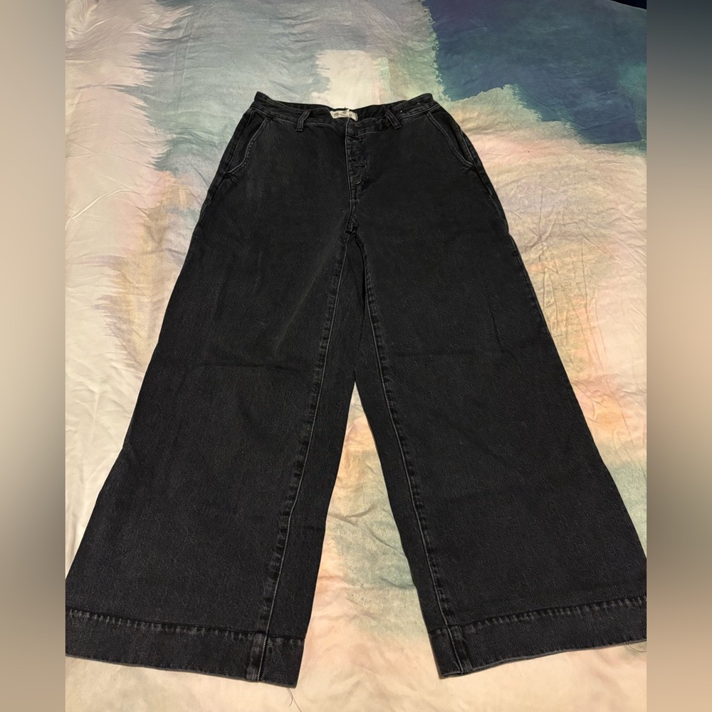 Madewell Curvy Superwide Leg Jeans